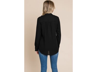 Ruffle Front Blouse