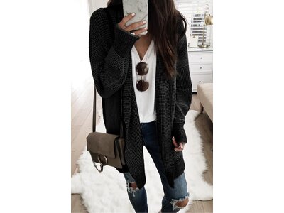 Waffle Texture Cardigan