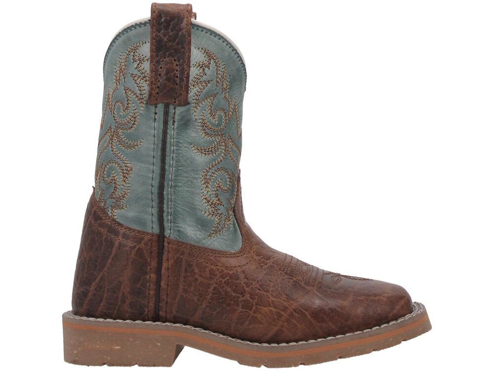 Dan Post Boots Lil' Bisbee - Brown/ Blue- Children