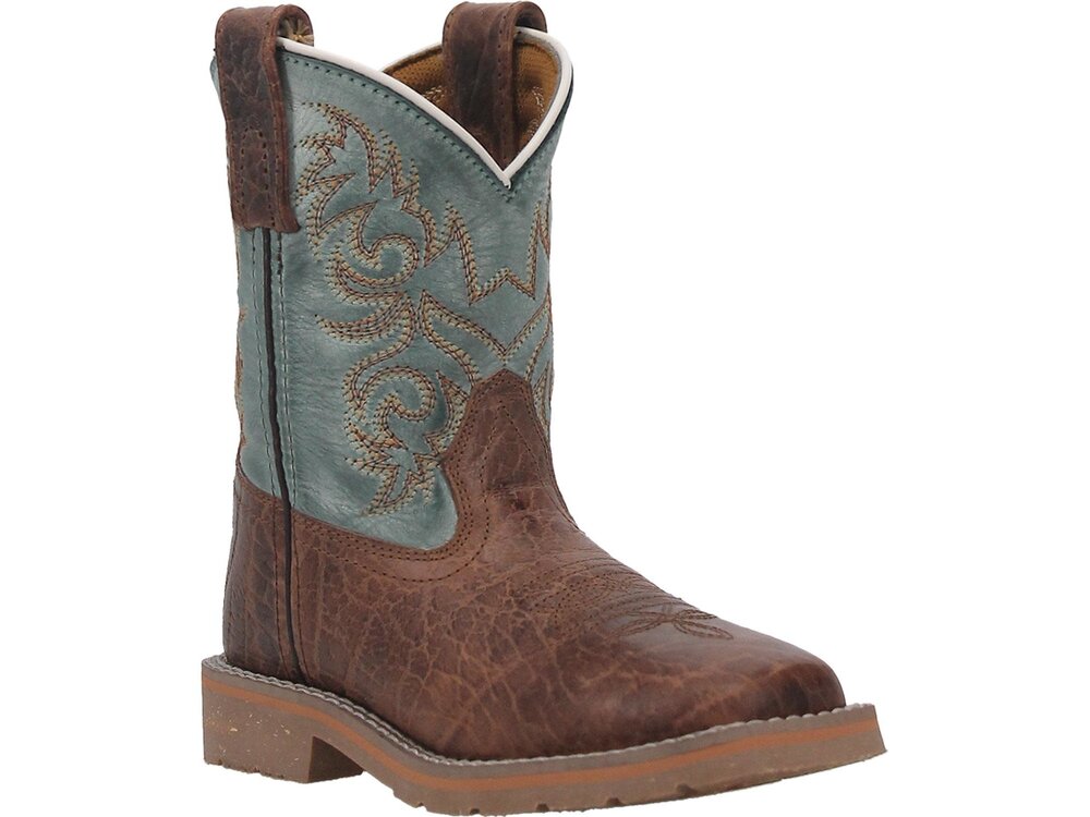 Dan Post Boots Lil' Bisbee - Brown/ Blue- Children