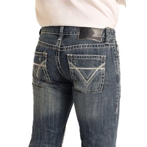 Rock and Roll Denim Regular Bootcut- Pistol Bootcut- Medium Wash (41)- Restock