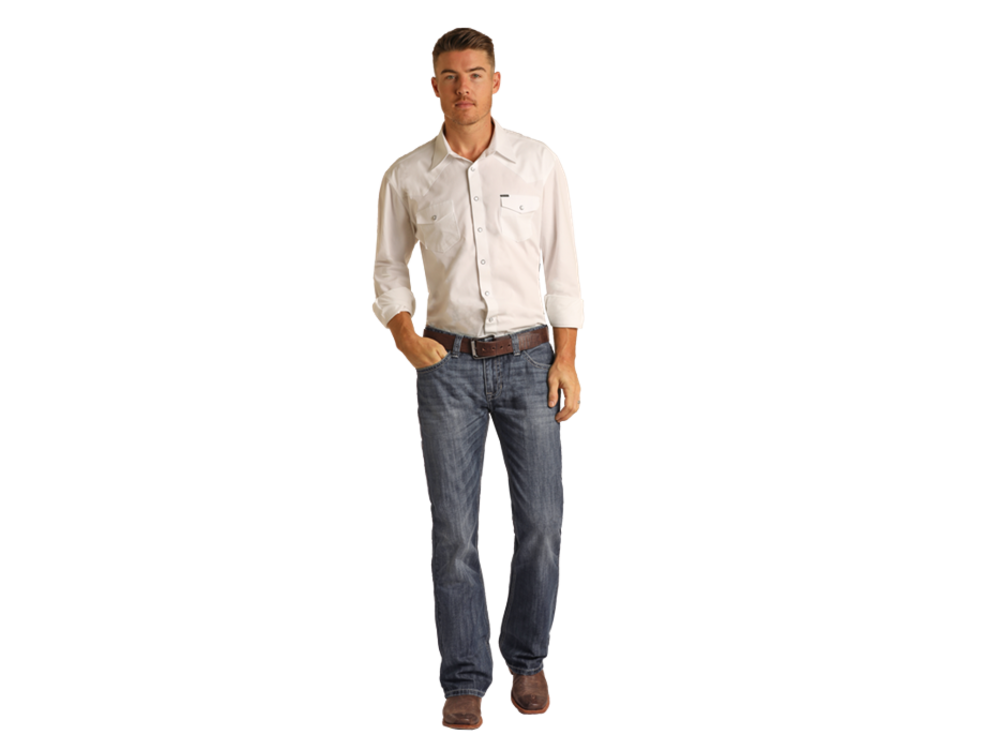 Rock and Roll Denim Pistol Bootcut - RRMD0PRYWP