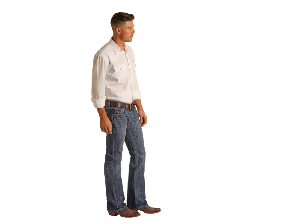 Rock and Roll Denim Pistol Bootcut - RRMD0PRYWP