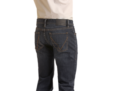 Rock and Roll Denim Pistol Straight - RRMD1PRYWS