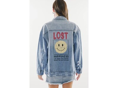 KanCan 90's Oversized Denim Jacket