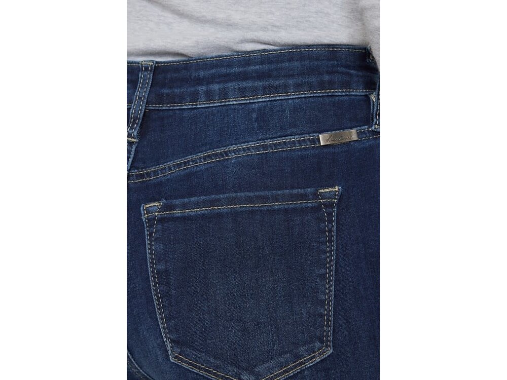 KanCan High Rise Ankle Skinny with Distressed Hem