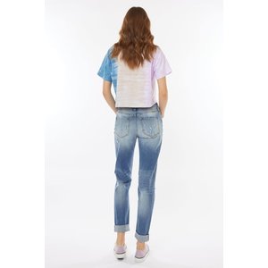 KanCan Distressed Ankle Straight