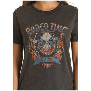 Rock and Roll Denim Distressed Dale Brisby Graphic Tee