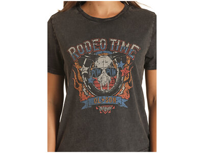 Rock and Roll Denim Distressed Dale Brisby Graphic Tee