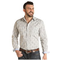 Paisley Long-Sleeve Pearl Snap