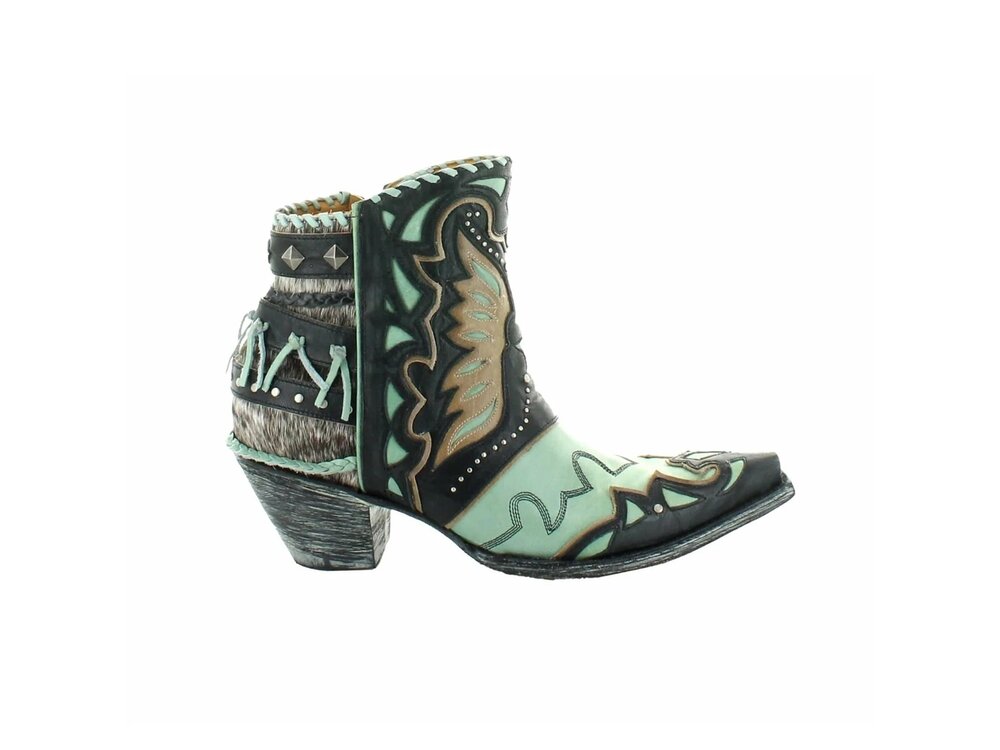 Old Gringo Eagle Flight- Black/Aqua