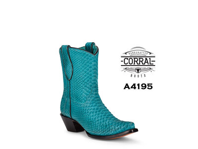 Corral The "Blue Bayou" Python Bootie