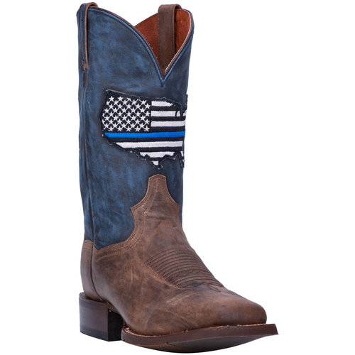 Dan Post Boots Thin Blue Line- Dan Post- Sand/Blue- DP4515