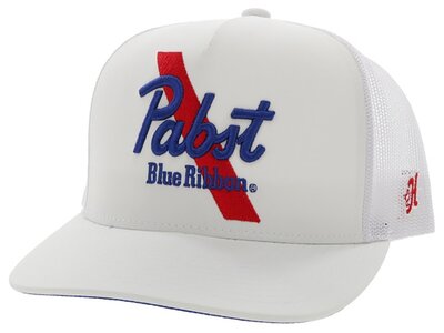 Hooey Pabst Blue Ribbon- White Trucker
