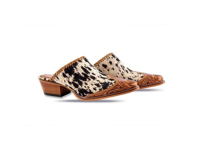 Myra Bags Heely Hand-tooled Mules