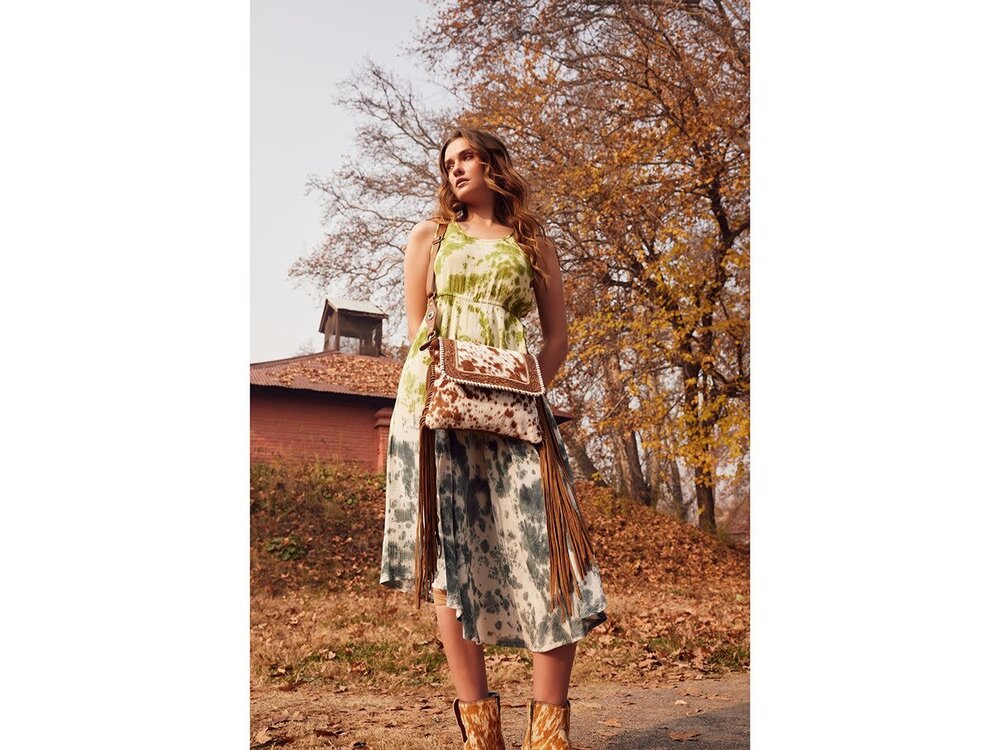 Myra Bags Blendy Hand-Tooled Bag