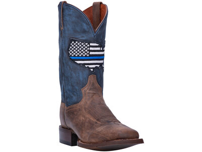 Dan Post Boots Thin Blue Line- Dan Post- Sand/Blue- DP4515