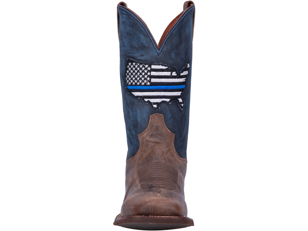 Dan Post Boots Thin Blue Line- Dan Post- Sand/Blue- DP4515