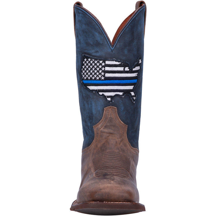 Dan Post Boots Thin Blue Line- Dan Post- Sand/Blue- DP4515