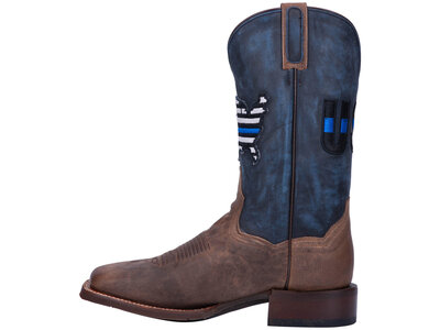 Dan Post Boots Thin Blue Line- Dan Post- Sand/Blue- DP4515