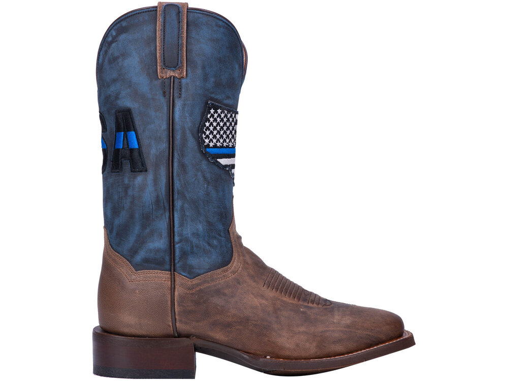 Dan Post Boots Thin Blue Line- Dan Post- Sand/Blue- DP4515