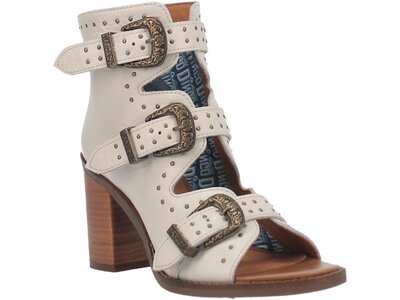 Dingo Ziggy Western Sandal - White