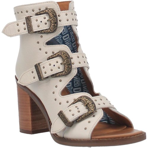 Dingo Ziggy Western Sandal - White