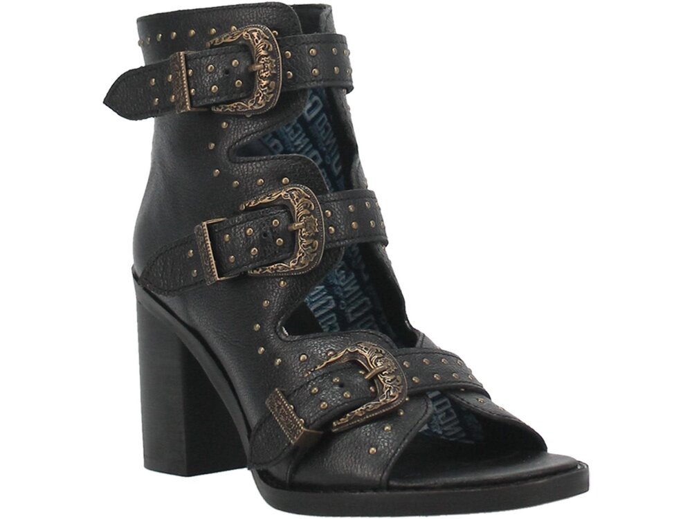 Dingo Ziggy Western Sandal - Black
