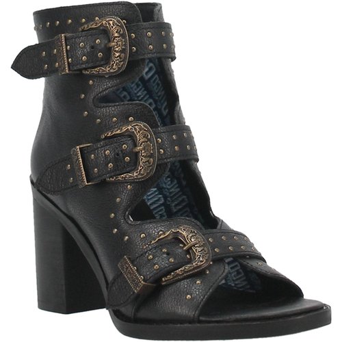 Dingo Ziggy Western Sandal - Black