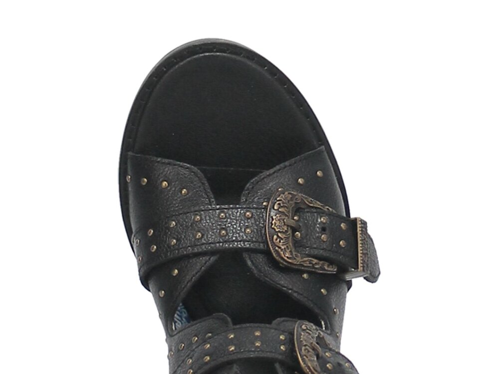Dingo Ziggy Western Sandal - Black