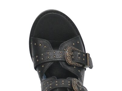 Dingo Ziggy Western Sandal - Black