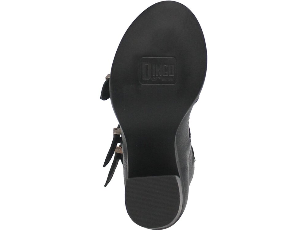 Dingo Ziggy Western Sandal - Black