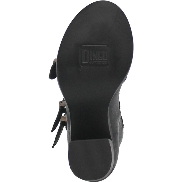 Dingo Ziggy Western Sandal - Black