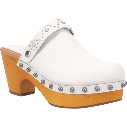 Dingo Deadwood Clog - White