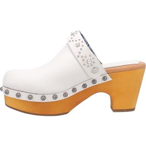 Dingo Deadwood Clog - White