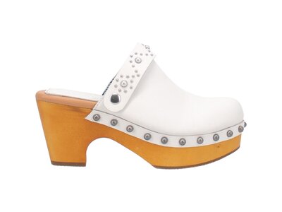 Dingo Deadwood Clog - White