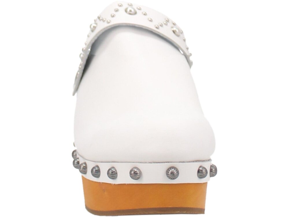 Dingo Deadwood Clog - White