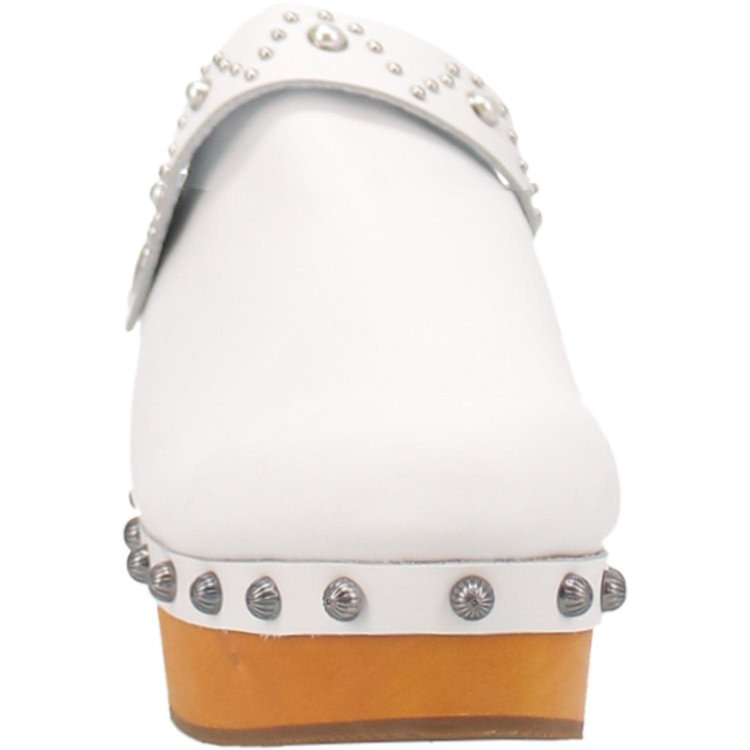 Dingo Deadwood Clog - White