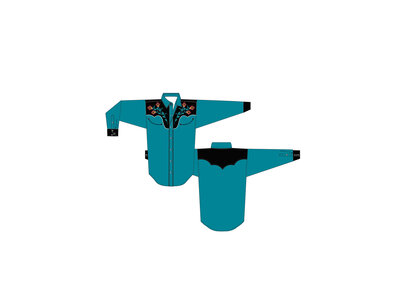 Rock and Roll Denim Throwback Western Embroidered Pearl Snap