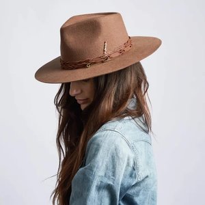 American Hat Makers Aspen - Wide Brim Felt Fedora