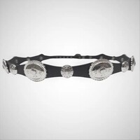 Rising Sun Leather Hat Band