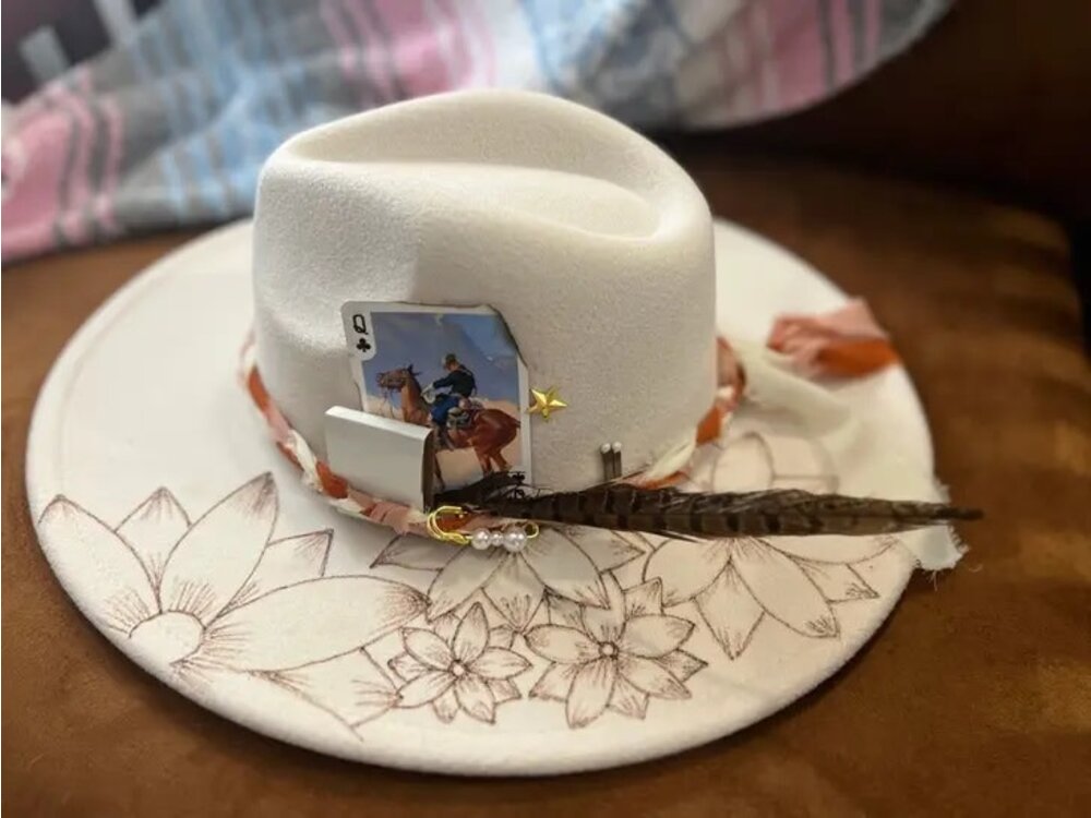 Cards for Sunflowers Custom Hat