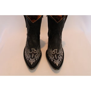 Old Gringo Eagle Crystal Bootie - Vesuvio Black