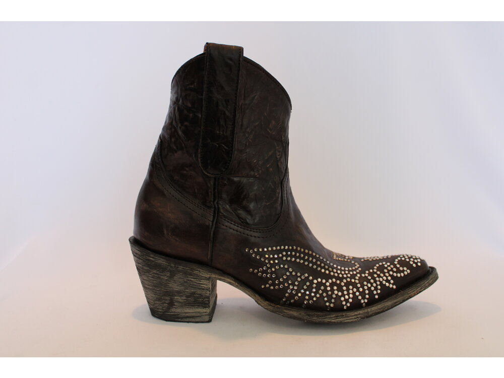 Old Gringo Eagle Crystal Bootie - Novularis  Brown