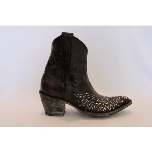 Old Gringo Eagle Crystal Bootie - Novularis  Brown