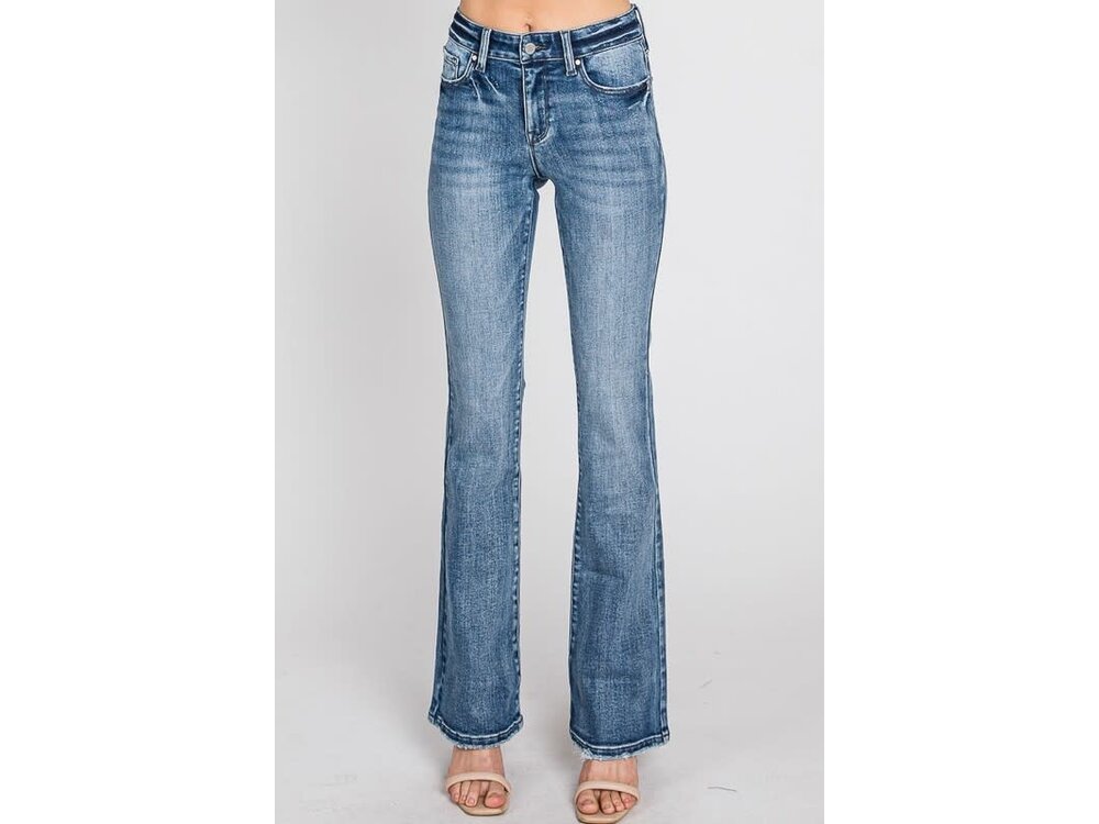 Petra153 Classic Mid-Rise Bootcut- 32in Inseam-