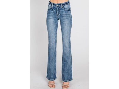 Petra153 Classic Mid-Rise Bootcut- 32in Inseam-