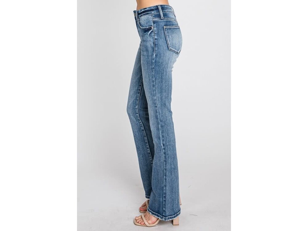 Petra153 Classic Mid-Rise Bootcut- 32in Inseam-