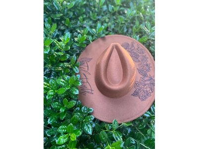 "Till Death" Custom Hat in Cream