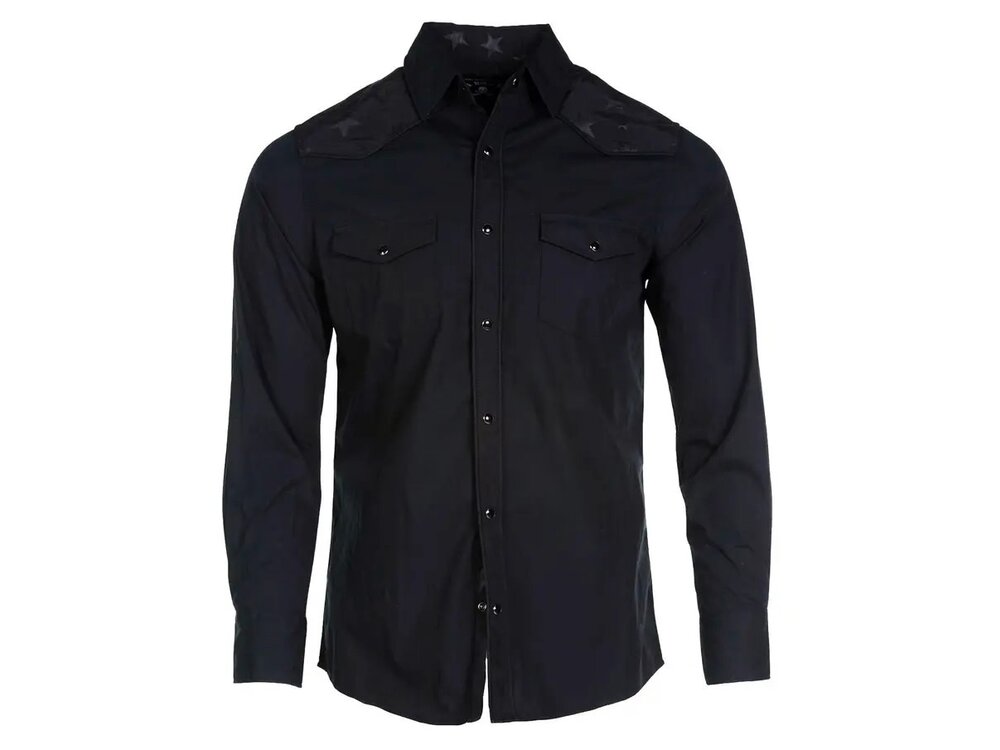 Rock Roll N Soul Black Star - Long Sleeve Shirt